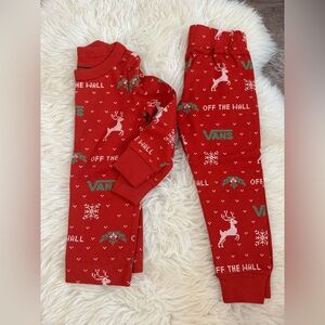 Vans off the wall Christmas pajamas